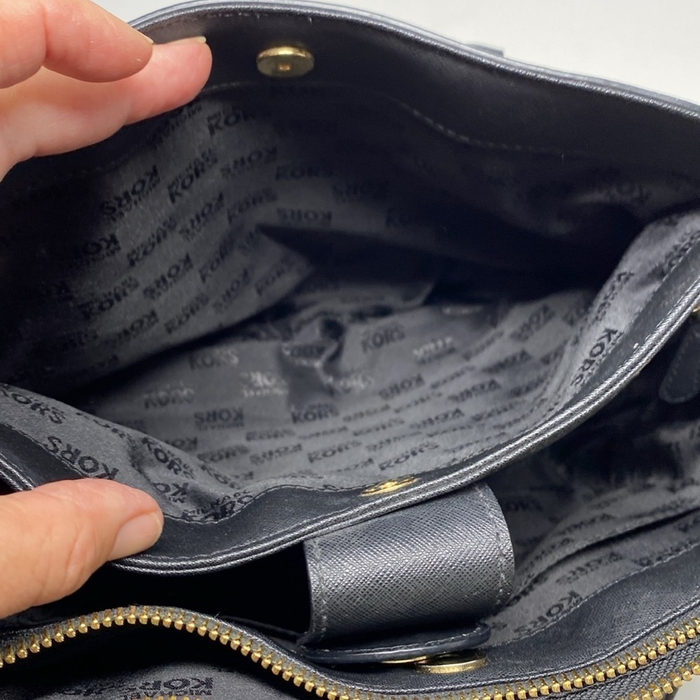 Michael Kors Black Crossbody Satchel - Picture 16 of 16